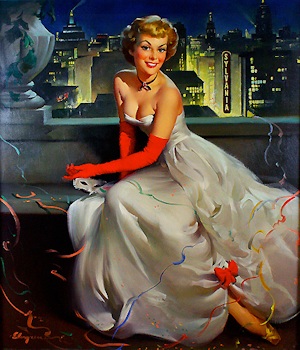 My 3 Rs for 2013 New York City - Miss Sylvania by Gil Elvgren