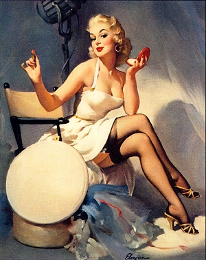 You Deserve to Be the Star in Your Own Life “All Set” by Gil Elvgren 1956
