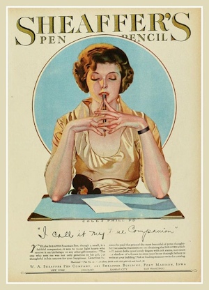 1930's Sheaffer's Pen Ad