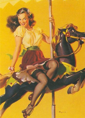 5 Steps to Hopping Off the Merry-Go-Round Gil Elvgren - Let