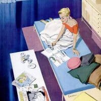 You Are Worth Creating Sacred Space Johnson Wax Ad 1956 by Marilyn Conover