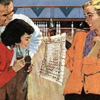 Has Your Busy Life Become Your Drug of Choice? Mar 1958_cocacola ad_by Bernie Fuchs