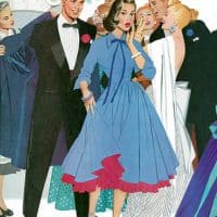 Be Wise Enough to Change the Conversation Bring a Girl for Ladies Home Journal by Jon Whitcomb 1952