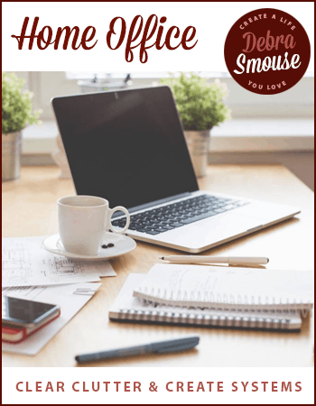 Want more productivity tips for working at home? Join me for 30 Days to Clarity: Home Office