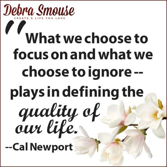 Choose to be Happy Quote (Cal Newport)