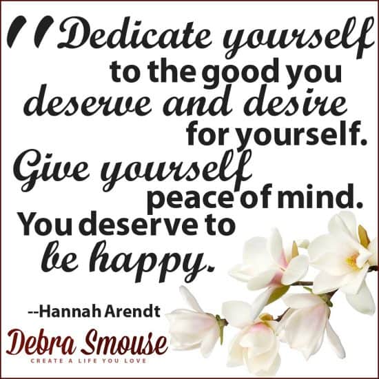 Choose to be Happy Quote (from Hannah Arendt)